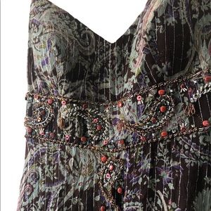 Beautiful women’s gown with beautiful intricate design and decorative accents